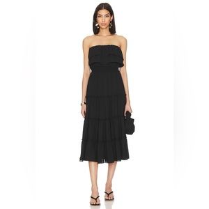 1. State Strapless Ruffle Tiered Dress